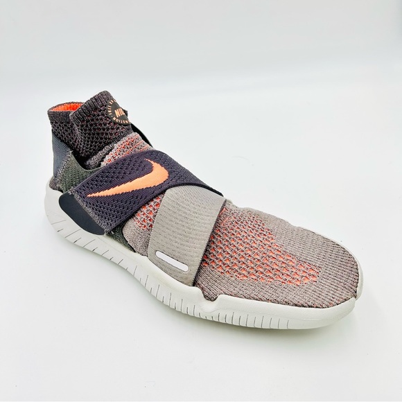 Nike Shoes - Nike shoes Free RN Motion Flyknit Running Shoes gray and orange Women Size 7.5